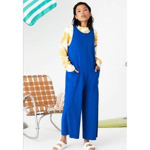 Back Beat Co. Organic Cotton Everyday Jumpsuit in Tide (Never Worn)